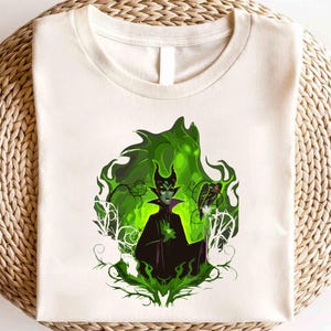 Disney Maleficent Portrait Shirt, Disney Dornröschen Bösewichte Shirt, Disney Bösewichte Shirt, Disney Böse Königin Shirt