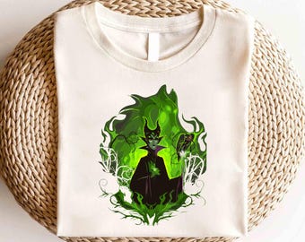 Disney Maleficent Portrait Shirt, Disney Sleeping Beauty Villains Shirt, Disney Villains Maleficent Shirt, Disney Evil Queen Shirt