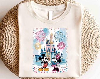 Disney Mickey and Minnie Castle Shirt, Disney Mickey Shirt, Magic Kingdom Shirt, Disney Castle Shirt,Disney Couple Shirt,Minnie Castle Shirt