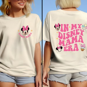 Two Sided Disney Minnie Mama Shirt,In My Disney Mom Era Shirt,Minnie Mouse Mom Shirt, Disney Mama Shirt,Disney Mothers Day Shirt,Disney Gift