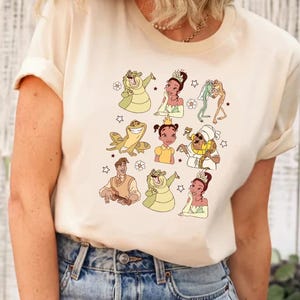 Disney Prinzessin Tiana Shirt, Tiana Geburtstagsgeschenk Shirt, Disney Prinzessin und der Frosch Shirt, Tiana Retro Shirt, Disney Prinzessin Shirt
