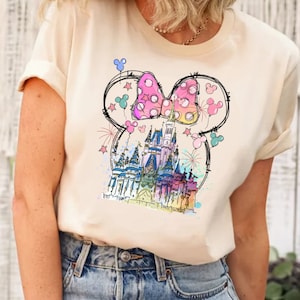 Disney Princess Castle Shirt,Disney Watercolor Castle,Magic Kingdom Shirt, Disney Girls Trip, Walt Disney Castle Shirt,Princess Castle Shirt