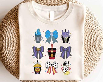 Disney Villains Bad Witches Club Coquette Bows Shirt,Disney Bad Guys Tee, Disney Villains Shirt,Maleficent Evil Queen Hades Jafar Scar Shirt