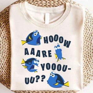 Disney Findet Dory How Are You Shirt, Findet Nemo Shirt, Animal Kingdom T-Shirt, Findet Nemo Charakter Shirt, Findet Nemo Geburtstagsparty Shirt