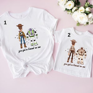 Disney You&#39;ve Got A Friend In Me Shirt,Retro Vintage Toy Story Shirt, Toy Story Shirt, Retro Checkered Disney Shirt,Toy Story Birthday Shirt