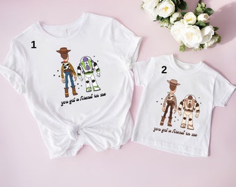 Disney You've Got A Friend In Me Shirt,Retro Vintage Toy Story Shirt, Toy Story Shirt, Retro Checkered Disney Shirt,Toy Story Birthday Shirt