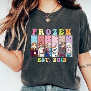 Elsa Frozen Est 2013 Shirt,Disney Frozen Shirt,Elsa Anna Princess Shirt,Princess Shirt,Elsa Anna Olaf Shirt,Disney Elsa Anna Shirt, Princess