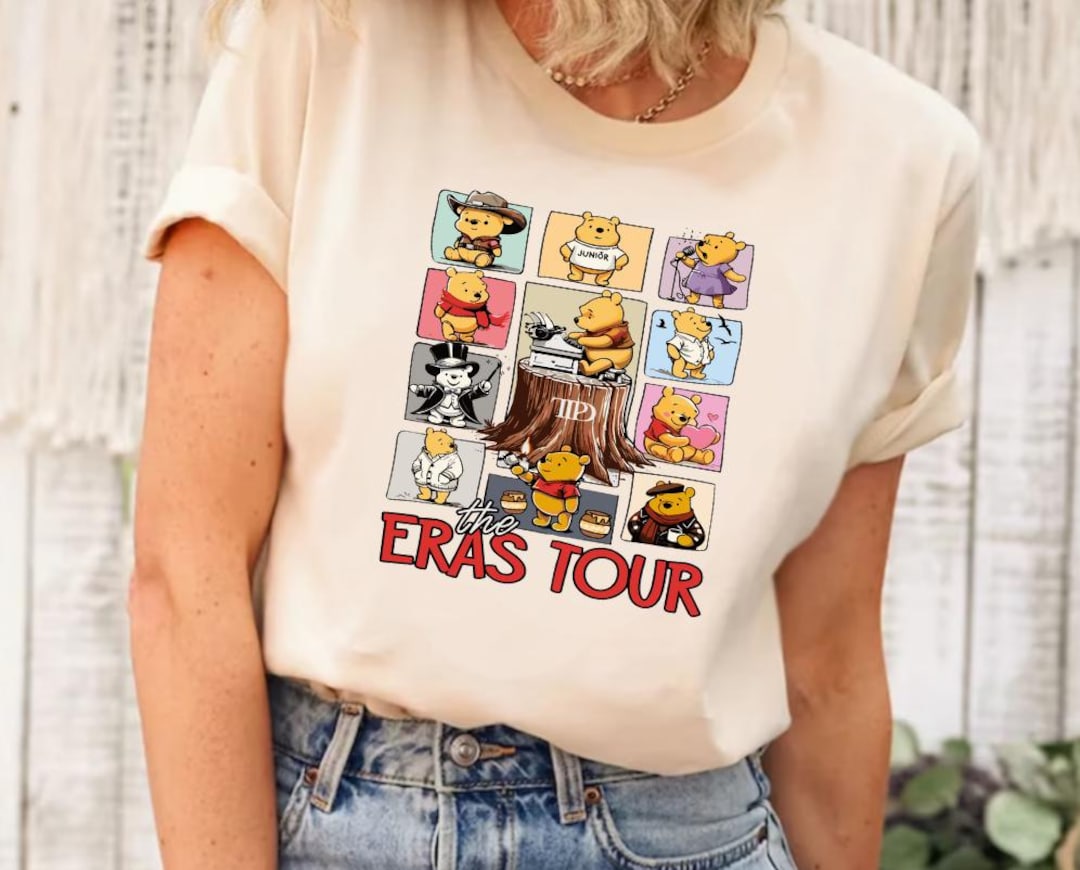 Disney Winnie the Pooh Eras Tour Shirt, Disney Pooh Bear Shirt