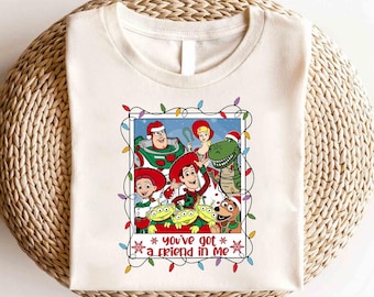 Disney Toy Story Friends Merry Christmas Shirt, Toy Story Character Christmas Shirt, Disney Toy Story Christmas Shirt, Christmas Party Shirt