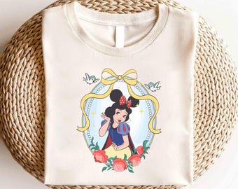 Disney Prinzessin Schneewittchen Spiegel und Bogen Shirt, Disney Prinzessinnen Charaktere Shirt, Disney Girl Trip Shirt, Prinzessin Shirt, Schneewittchen Shirt