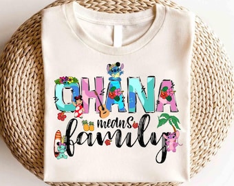 Disney Stitch Ohana Means Family Shirt, Lilo And Stitch Shirt, Stitch Ohana Shirt, Ohana Means Family Shirt,Disney Stitch Shirt,Hawaii Shirt