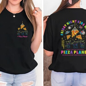 Disney Toy Story Aliens Two-Sided Shirt,Toy Story Pizza Planet Shirt,Disney Alien Shirt,Pizza Lover Tee,Pizza Planet Tee,Disney Birthday Tee