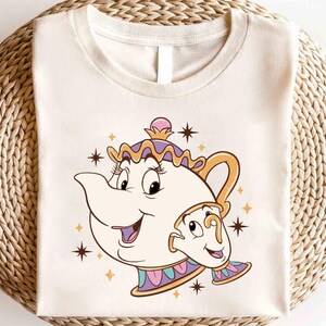 Disney Chip and Mrs. Potts Shirt, Disney Princess Belle Friends Shirt,Birthday Girl Trip Shirt,Disney Beauty And The Beast Shirt,Belle Shirt