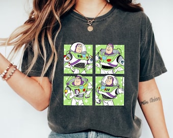Disney Pixar Toy Story Buzz Lightyear Camisa, Camisa Buzz Lightyear, Camisa de película Toy Story, Camisa de viaje de Disney, Camisa Toy Story, Buzz Lightyear