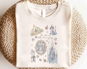 Camiseta dos personagens de Frozen da Disney, camiseta da princesa Elsa da Disney, camiseta da princesa Anna da Disney, camiseta da princesa Frozen da Disney, camiseta do Magic Kingdom da Disney