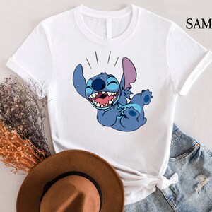 Smiling Stitch Shirt,Lilo and Stitch Shirt, Disneyland Family Shirt,Disney Trip Shirt, Disney Vacation Shirt, Stitch Shirt,Cute Stitch Shirt