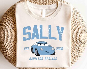 Disney Cars Sally Carrera Watercolor Shirt, Disney Cars Shirt, Disney Cars Matching Shirt, Radiator Springs Shirt, Disney Piston Cup Shirt