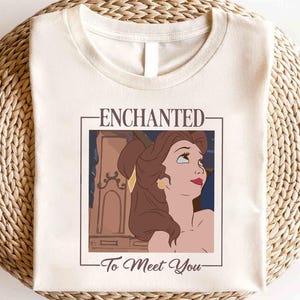 Disney Beauty And The Beast Shirt, Disney Enchanted To Meet You Shirt, Belle Princess and Beast Shirt, Disney Tale as Old as Time Shirt