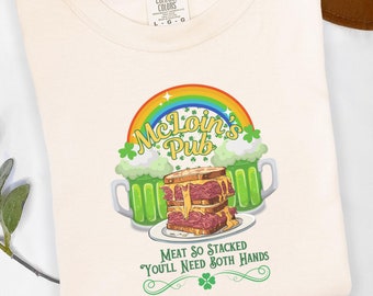 McLoins Pub T-Shirt, Funny St. Patricks Day Shirt, Irish Pub Tee, Comfort Colors, Corned Beef & Beer Lover Shirt, Vulgar St Pattys Day Shirt