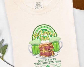 McLoins Pub T-Shirt, Funny St. Patricks Day Shirt, Irish Pub Tee, Comfort Colors, Corned Beef & Beer Lover Shirt, Vulgar St Pattys Day Shirt