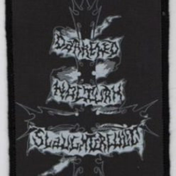 darkened noctur slaughtercult logo small patch 1 247x32Iron On Patch