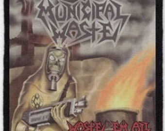 municipal waste 04 Iron On Patch