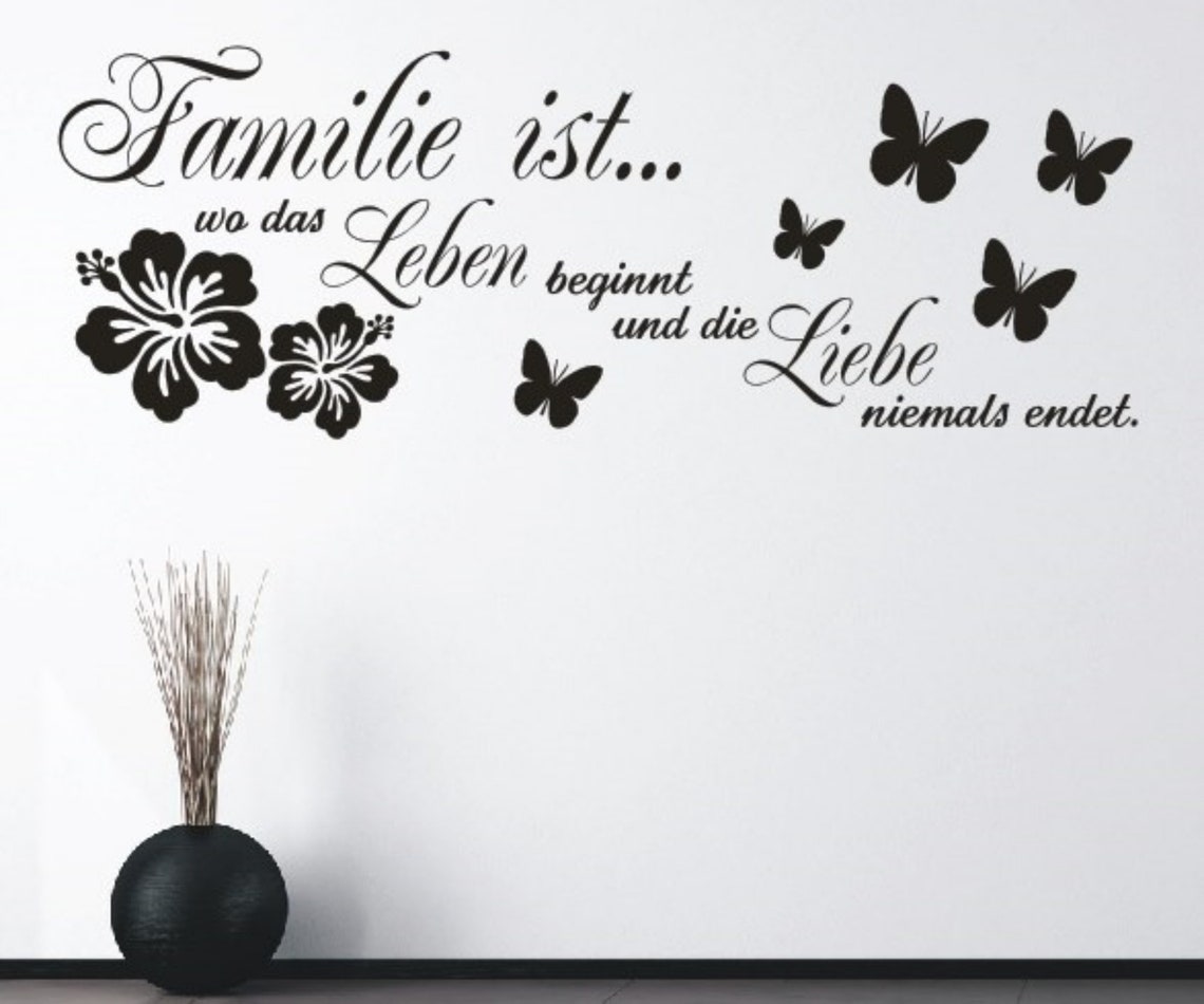 Familie Ist Wo Leben Beginnt Und Liebe Niemals Endet Latein www.etsy.com