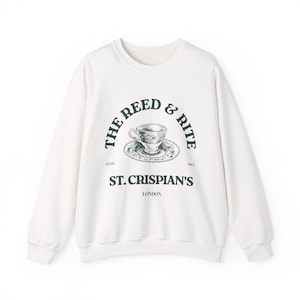 Emma M Lion Sweatshirt mit Rundhalsausschnitt - Reed and Rite in St Crispian's, London, bestes Merch-Geschenk für Bücherfans, Vintage-Vibe des viktorianischen Zeitalters Bild 2