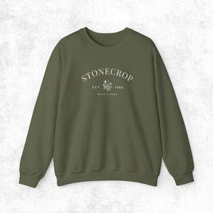 Emma M Lion Sweatshirt Gift, Islington Stonecrop Crewneck, The Unselected Journals Merch, Beth Brower Fan, Book Lover Top, Jumper for Women