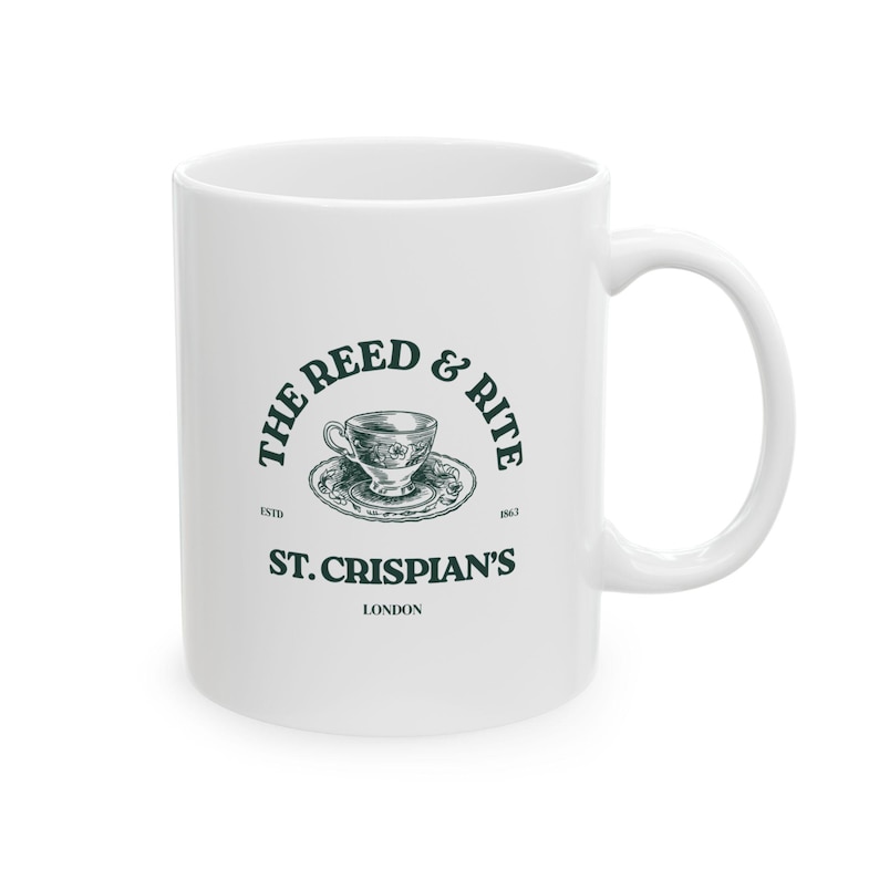 Emma M Lion Merch Coffee Mug, Beth Brower Fan, Unselected Journals Cup, Reed and Rite Shop, St Crispian's Cup, Book Lovers Gift, Ceramic Mug image 2