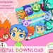 Paper Doll Printable Paper Doll Avatar World Busy Book Digital Download ...
