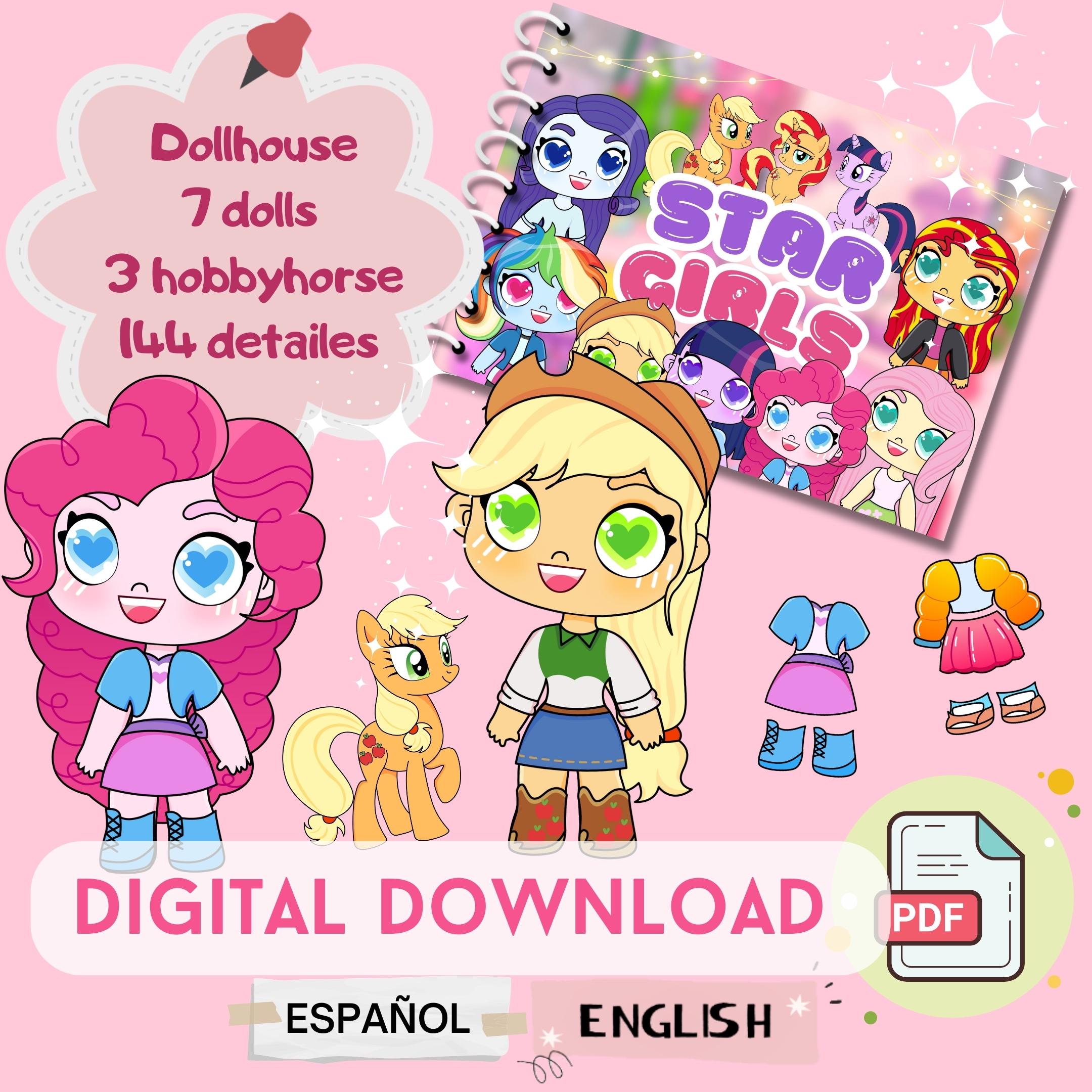 Printable Paper Doll: Toca Boca Avatar World Quiet Book (Digital Download)