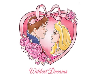 Wildest Dreams png, La bella addormentata png, Principessa Aurora png, Vacanza png, Luogo magico sulla Terra Regalo, File digitale