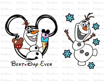 Olaf Best Day Ever Png, Olaf Png bundle , Magical Castle Png, Olaf bundle, Magical Vacation Day Png, Digital File, Instant Download