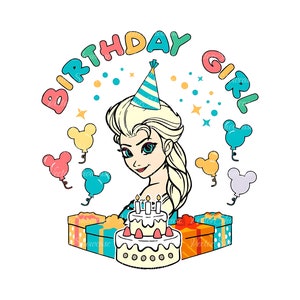 Personalized Birthday Princess PNG, Happy Birthday Png, Family Vacation Png, Vacay Mode Png, It&#39;s My Birthday Png, Ice Princess Birthday Png