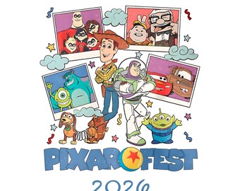 Toy Story Pixar Fest 2026 Shirt Download, Disneyland Toy Story Png, Pixar Fest 2026 Png Download, Toy Story Png, Disneyland Pixar Movies