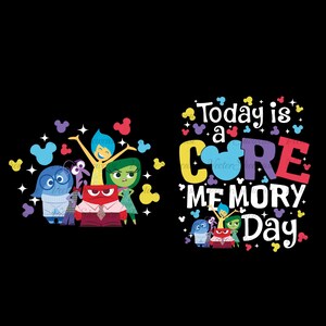 Today is a Core Memory Day Bundle Png, Inside Out 2 Png, All the Feels ...
