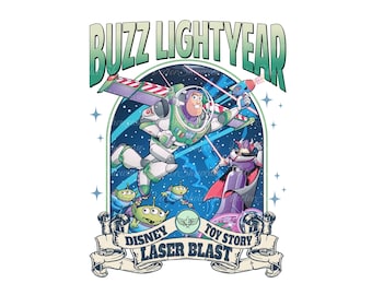 Retro Buzz Lightyear Png, Buzz Lightyear Png, Buzz Lightyear Sublimation, Toy Story Png, Digital File, Only Png, Instant Download