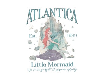 Retro The Little Mermaid PNG, Princess Prince Png, Family Vacation Png, Family Trip Png, Vacay Mode Png, Magical Kingdom, Sublimation Design