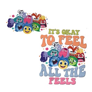 Inside Out 2 PNG, Inside Out 2 Anger, Joy, Disgust, Sadness, Fear, Ennui, Envy, Embarrassment, Anxiety, Inside Out Faces, Poster