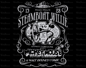 Mickey Steamboat Willie Png, Steamboat Willie Png, Svg For Cricut Sublimation, Mickey Png, Captain Mickey Png, Family Vacation Png and Svg