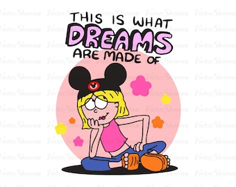 This Is What Dreams Are Made Of Lizzie Mcguire Png Svg, Lizzie Mcquire Png, Lizzie Mcquire Png, Lizzie Mcguire Sublimation, Instant Download
