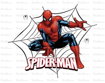 Spiderman Png - Svg - Digital Instant Download - Spiderman Sublimation Designs - Avengers png - Superhero Png and Svg File
