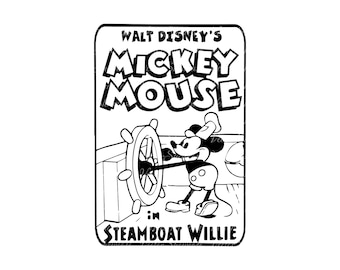 Mickey Steamboat Willie Png, Steamboat Willie Png, Svg For Cricut Sublimation, Mickey Png, Captain Mickey Png, Family Vacation Png and Svg