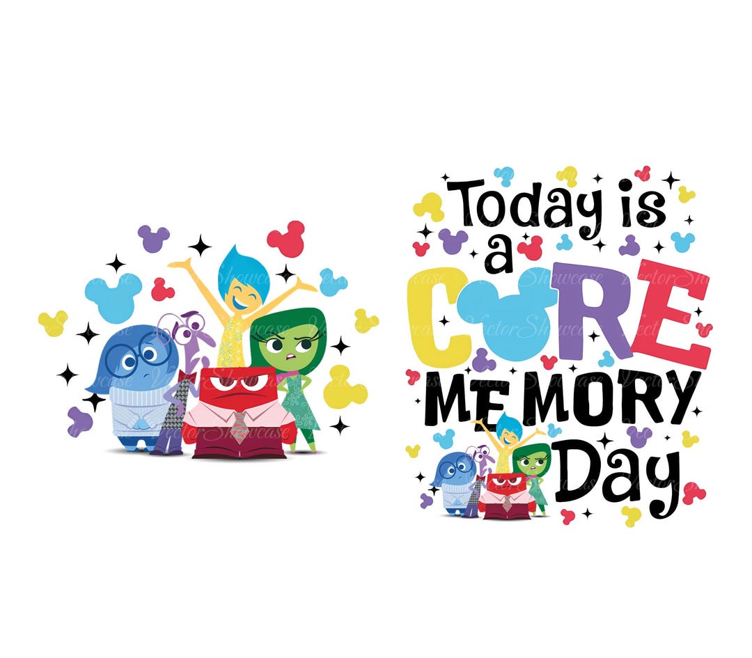 Today is a Core Memory Day Bundle Png, Inside Out 2 Png, All the Feels ...