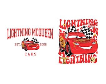 Voitures Png, Lightning McQueen Png, Think Fast Cars Png, Png Voitures Sublimation Design, Png uniquement, Fichier numérique, Téléchargement immédiat