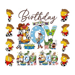 Birthday Boy Png, Toy Png, Family Birthday Party Png, Birthday Family, Vacay Mode Png, Birthday Gift Png, Family Trip, Digital Download