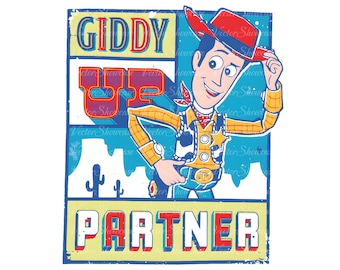 Woody Giddy Up Partner Toy Story Png, Western Cowboy Png, Vacaciones familiares Png, Vacaciones familiares Png, Viaje familiar Png, Descarga digital