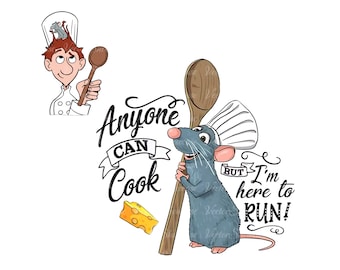 Ratatouille Png, Ratatouille Png, Anyone Can Cook Png, Ratatouille, Ratatouille Sublimation, Instant Download, Digital File