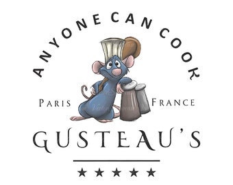 Ratatouille Png, Ratatouille Png, Anyone Can Cook Png, Ratatouille, Ratatouille Sublimation, Instant Download, Digital File